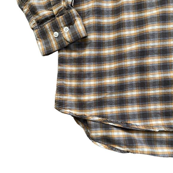 DUCK HEAD Classic Oxford Button Down Plaid Shirt Size XL - Picture 5 of 6